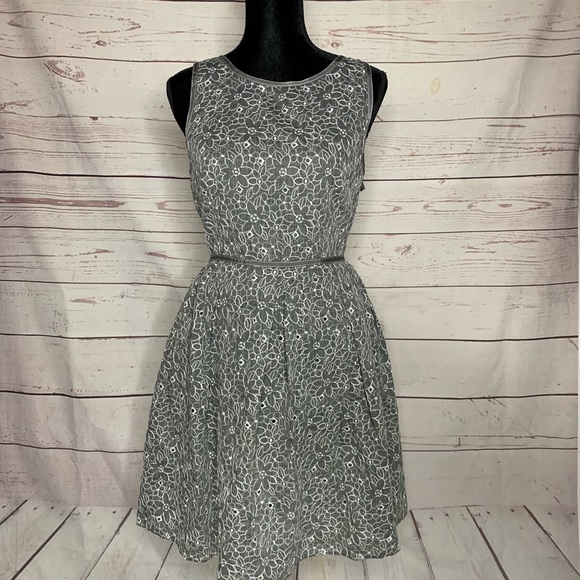 MAX STUDIO DRESS GRAY SZ L NWT SKATER DRESS - Picture 3 of 8